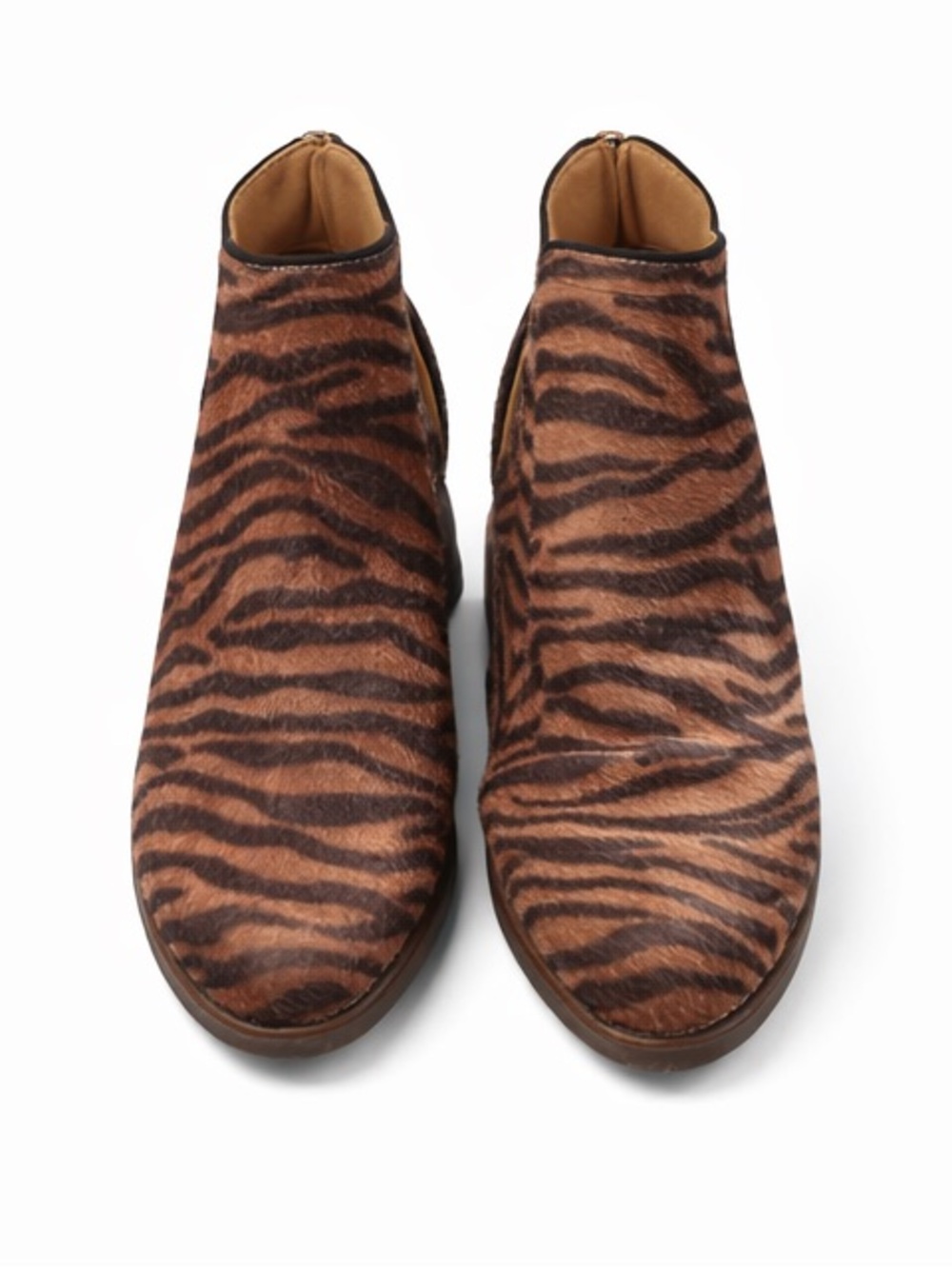 🐅 New Directions Fierce Tiger Print Ankle Booties Size 6M 🐅